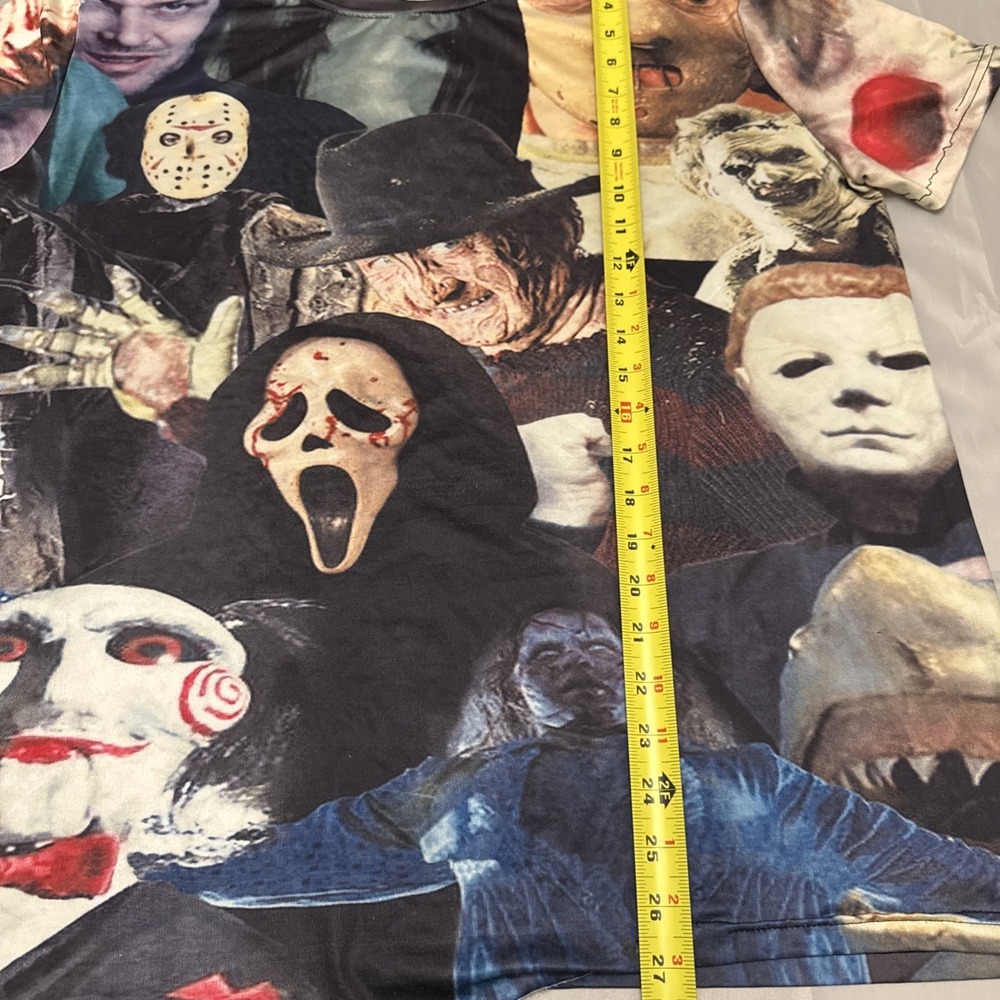 Cinema Killers Halloween Horror Icons Pre-Shrunk T-Shirt - Picture 4 of 7